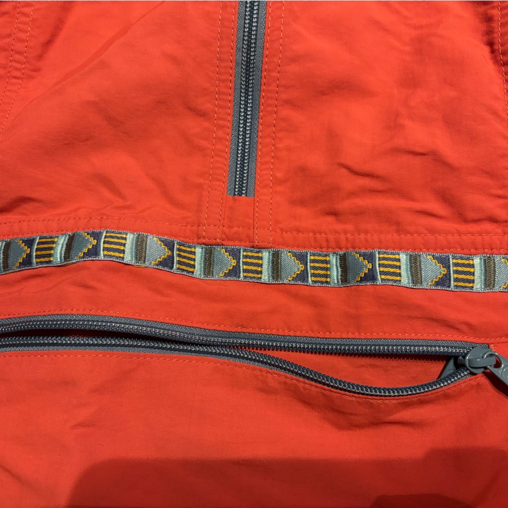L.L.Bean Anorak Mountain Classic
Orange Tapered Trim Lightweight Jacket - Picture 6 of 15